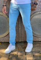 Calças Jeans Masculina Mega Skinny Delave Street Premium - Azul