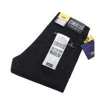 Calças Jeans Masculinas De Corte Solto E Perna Reta Em Denim Stretch Csmor Lee Outono Inverno Casual