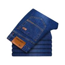 Calças Jeans Masculinas Slim Fit Com Stretch Confortáveis Para Uso Casual E Empresarial