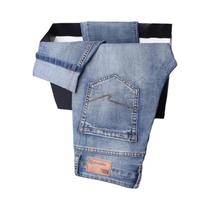 Calças Jeans Masculinas Vintage Lavadas Com Stretch, Casuais De Outono, Confortáveis E De Alta Calças Jeans Masculinas Vintage Lavadas Com Stretch, Casuais De Outono, Confortáveis E De Alta