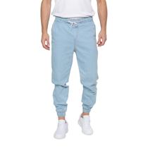 Calças Jeans Modelo Jogger Com Elástico E Cordão Elastano Calças Jeans Modelo Jogger Com Elástico E Cordão Elastano