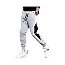 Calças Jogger Masculinas Pretas De Hip Hop Com Cordão, Confortáveis E Casuais, Com Cintura Elástica Calças Jogger Masculinas Pretas De Hip Hop Com Cordão, Confortáveis E Casuais, Com Cintura Elástica