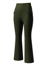 Calças juvenis belgas Bell Bottom Flare Chino Army Green 10-11 anos Calças juvenis belgas Bell Bottom Flare Chino Army Green 10-11 anos