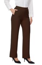 Calças largas SOOWOT para mulheres Pull On Yoga Gym Brown L Calças largas SOOWOT para mulheres Pull On Yoga Gym Brown L