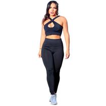 Calças Legging Leg Fitness Academia preta