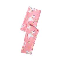 Calças Leggings Com Estampa De Unicórnio Para Meninas 2-7T, Calças Skinny De Comprimento Total,