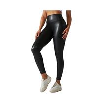 Calças Leggings Femininas de Couro PU - Cintura Alta, Emagrecedoras e Coloridas