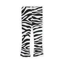 Calças Leggings Infantis Com Corte Boot Cut E Estampa De Coração, Calças Skinny, Calças Lápis