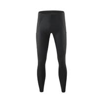 Calças Longas De Ciclismo Masculinas Para Outono, Azul Cinza, Com Almofada De Gel, Reflexivas E