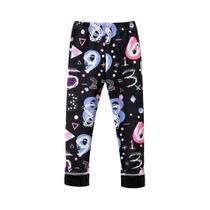 Calças Longas De Menina Com Forro De Pelúcia Quente, Estampa De Borboleta E Listras, Leggings Macias Calças Longas De Menina Com Forro De Pelúcia Quente, Estampa De Borboleta E Listras, Leggings Macias