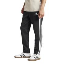 Calças masculinas Adidas Essentials, 3 listras, lã, bainha aberta Calças masculinas Adidas Essentials, 3 listras, lã, bainha aberta