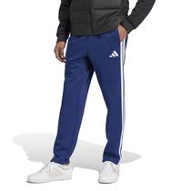 Calças masculinas Adidas Essentials, 3 listras, lã, bainha aberta Calças masculinas Adidas Essentials, 3 listras, lã, bainha aberta