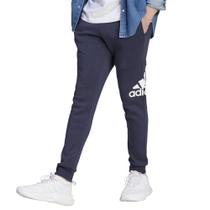 Calças masculinas Adidas, tamanho alto, Essentials, de lã, cônicas e punhos Calças masculinas Adidas, tamanho alto, Essentials, de lã, cônicas e punhos