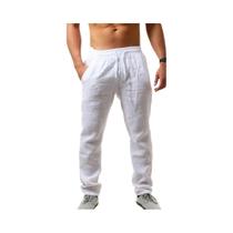 Calças Masculinas de Linho e Algodão - Respirável, Casual e Fitness (S-3XL)