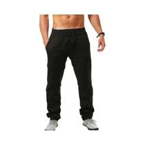 Calças Masculinas de Linho e Algodão - Respirável, Casual e Fitness (S-3XL)