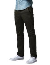 Calças masculinas Match Slim Fit, perna reta, casual, verde 40 Calças masculinas Match Slim Fit, perna reta, casual, verde 40