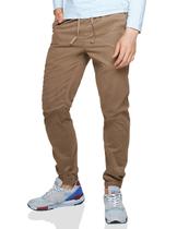 Calças Match Loose Fit Chino Jogger Khaki, tamanho 32 Calças Match Loose Fit Chino Jogger Khaki, tamanho 32