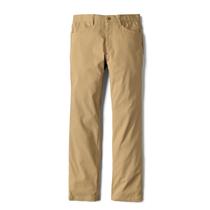 Calças Orvis Out-of-Office de 5 bolsos para homens cáqui 32 L x 32 L