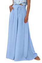 Calças PRETTYGARDEN 2025 Palazzo Pantalona Azul XL Calças PRETTYGARDEN 2025 Palazzo Pantalona Azul XL