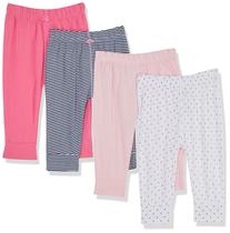 Calças Simple Joys da Carter's Baby Girls, pacote com 4, 12 meses Calças Simple Joys da Carter's Baby Girls, pacote com 4, 12 meses