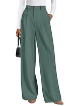 Calças sociais de perna larga PRETTYGARDEN 2026 Business Casual Women Calças sociais de perna larga PRETTYGARDEN 2026 Business Casual Women