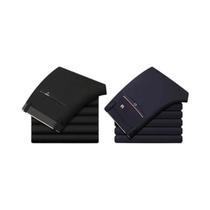 Calças Sociais Masculinas Pretas Slim-Fit Confortáveis Para Todas as Estações, Estilo Coreano