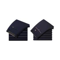 Calças Sociais Masculinas Pretas Slim Fit Para Escritório, Calças Casuais De Negócios, Tamanho