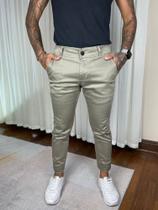 Calças Sport Fino Skinny Masculina Bolso Faca