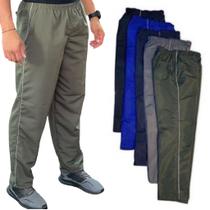 Calças Tactel Reforçadas Com 3 Bolsos KIT 5 10 15 20 Peças 5 Cores Sortidas Uniforme, Exercícios, Trabalho, Passeios, T