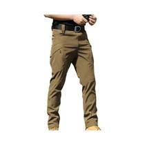 Calças Táticas Masculinas De Secagem Rápida Estilo Militar Elásticas Para Camping, Caminhadas E