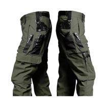 Calças Táticas Resistentes Para Homens Com Múltiplos Bolsos, Calças De Trabalho Retas Para