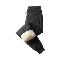 Calças Térmicas Femininas Impermeáveis E Corta-Vento Com Forro De Pelúcia E Fleece, Perna Reta, Para Calças Térmicas Femininas Impermeáveis E Corta-Vento Com Forro De Pelúcia E Fleece, Perna Reta, Para