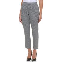 Calças Tommy Hilfiger Sloane Femininas - Preto/Marfim - Tamanho 0