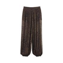 Calças Translucidas Com Estampa De Animais Vintage Para Mulheres, Moda Casual Chic De Primavera 2026 Calças Translucidas Com Estampa De Animais Vintage Para Mulheres, Moda Casual Chic De Primavera 2026