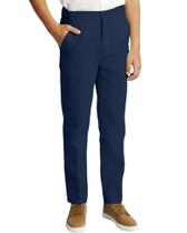 Calças Trasign Boys Linen Blue 5T Slim Fit, cintura ajustável