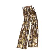 Calças Vintage De Cintura Alta Com Pernas Largas, Estampa De Pintura, Soltas E Casuais Para Mulheres