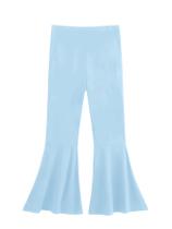 Calças WDIRARA Girl's Flare, cintura alta, elástica, cintura alta, 9Y Calças WDIRARA Girl's Flare, cintura alta, elástica, cintura alta, 9Y