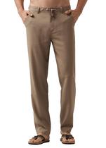 Calças Willit Linen, vestido casual masculino, com cordão, 33 L x 32 L Calças Willit Linen, vestido casual masculino, com cordão, 33 L x 32 L