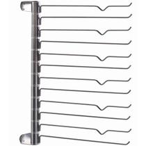 Calceiro Aramado Vertical Giratório 12 Varetas Giosul Aço Cromado Organizador para Closet