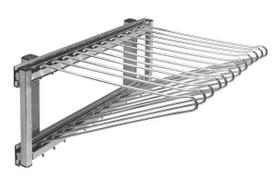 Calceiro deslizante 12 hastes cromado com fixação lateral