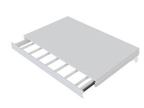 Calceiro Retrátil Com Prateleira 60 Cm Closet Branco Calceiro Retrátil Com Prateleira 60 Cm Closet Branco