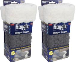 Calcetines Pantufla Ontel Huggle Gris Ultra Suaves Antideslizantes