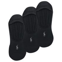 Calcetines POLO RALPH LAUREN para Hombre, Paquete de 3 Liner, Negro Calcetines POLO RALPH LAUREN para Hombre, Paquete de 3 Liner, Negro