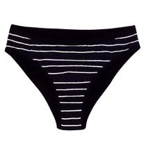 Calcinha Absorvente Bela Gil Korui - Preta e Branca