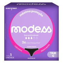 Calcinha Absorvente Modess Fluxo Leve/Moderado G Calcinha Absorvente Modess Fluxo Leve/Moderado G