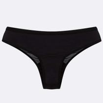 Calcinha Absorvente Pantys Cozy Fluxo Intenso Preto