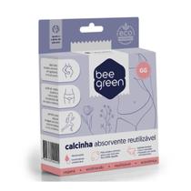 Calcinha Absorvente Reutilizável Cor Bege Tamanho GG Beegreen