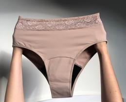 Calcinha Absorvente Reutilizável Ecológica. Calçola Lingerie para Ciclo Mesntrual.