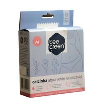 Calcinha Absorvente Reutilizável Fluxo Menstrual Bee Green