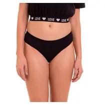 Calcinha Absorvente Violeta Cup - Preta